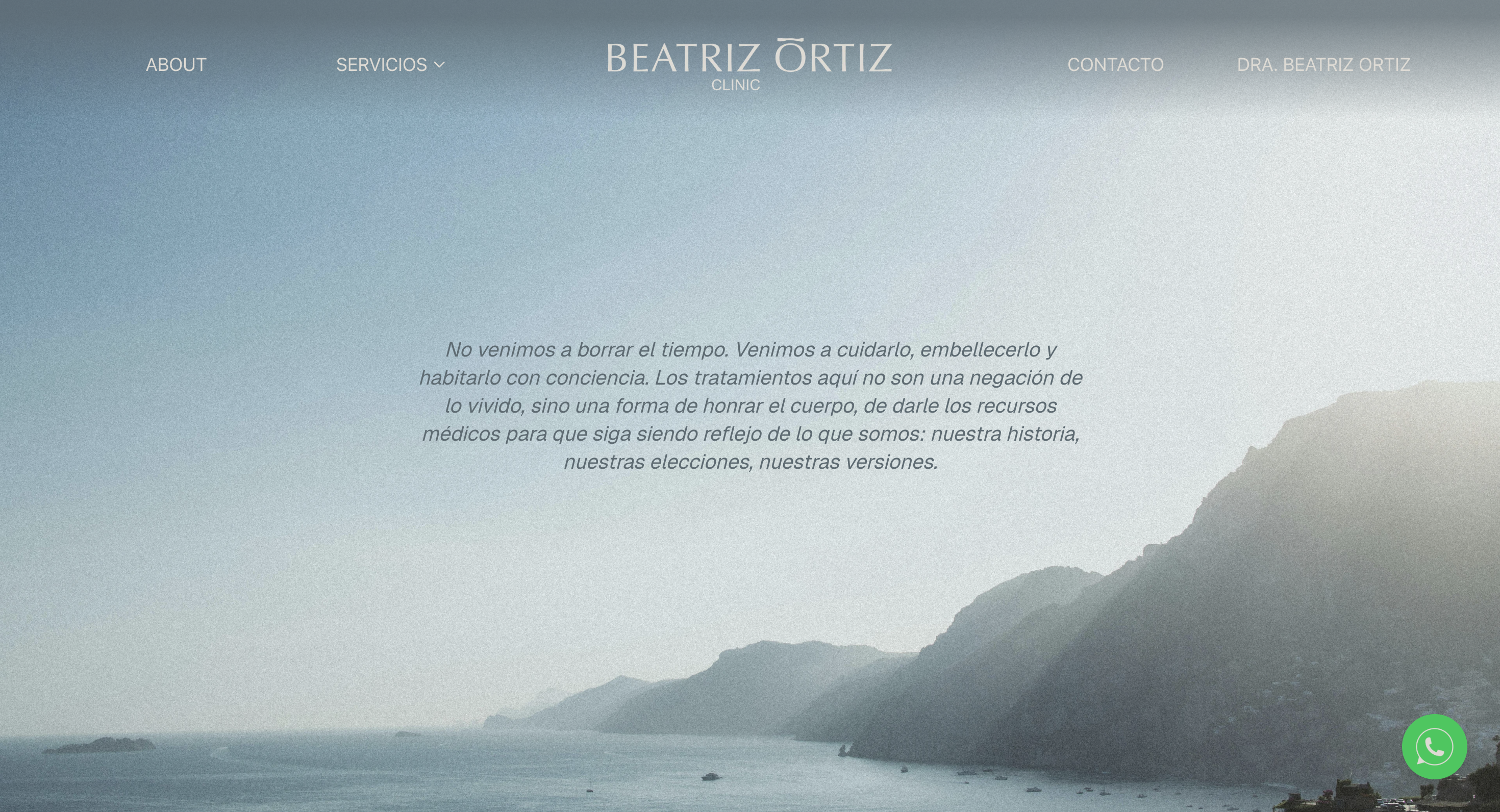 Beatriz Ortiz Clinic  Medical Aesthetics Website