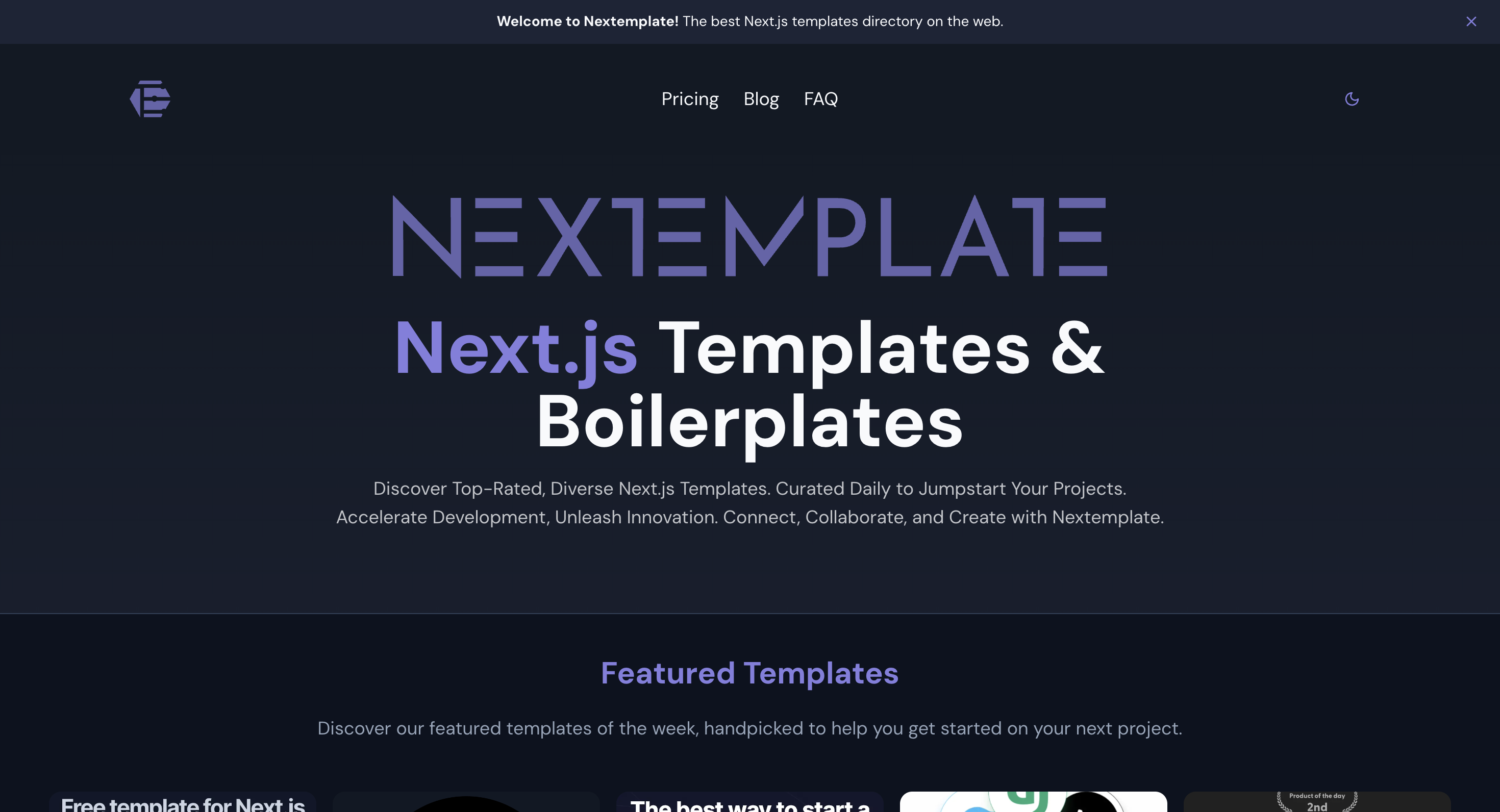 Nextemplate  Template Marketplace