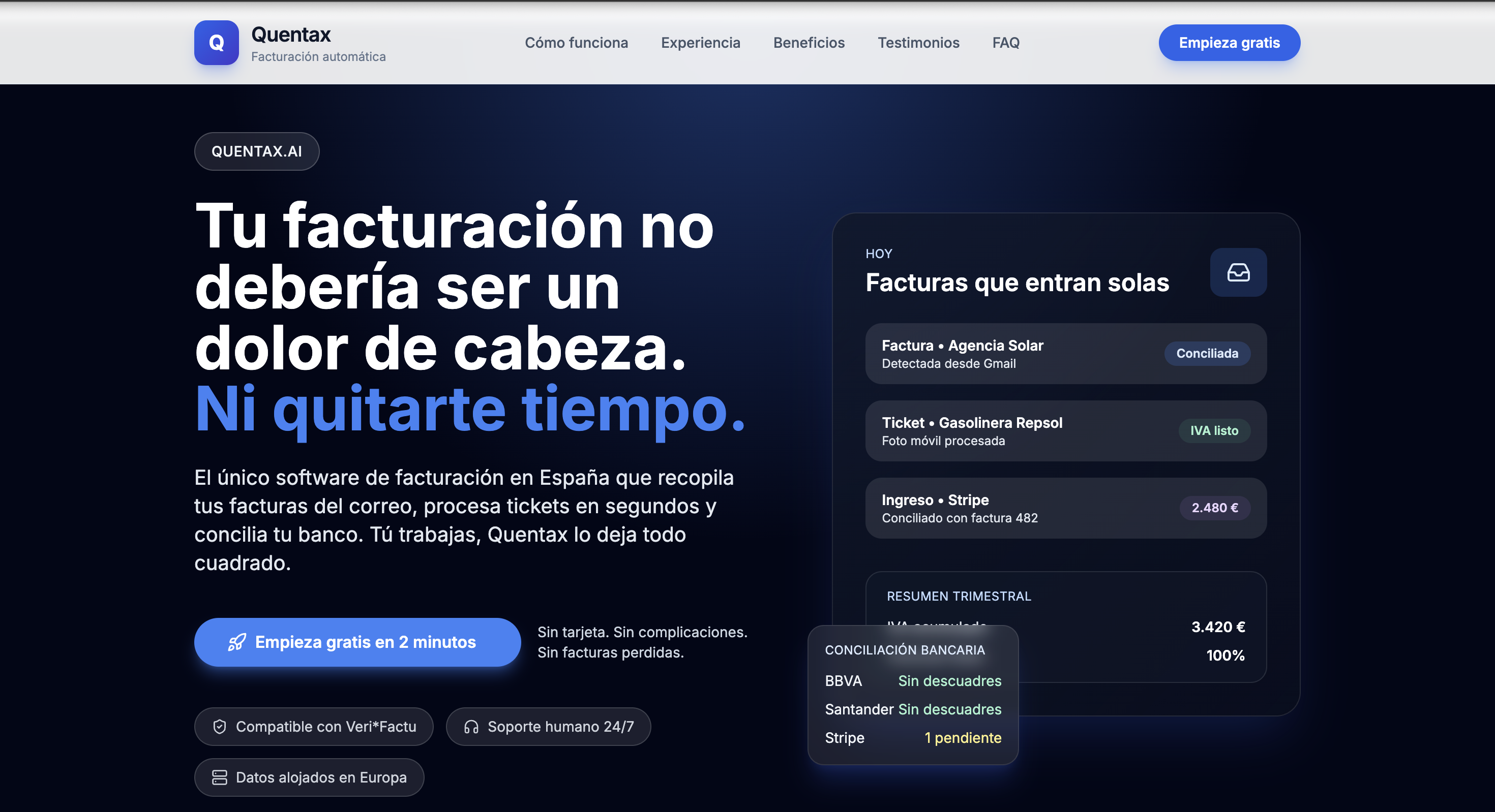 Quentax  AI Invoice Automation